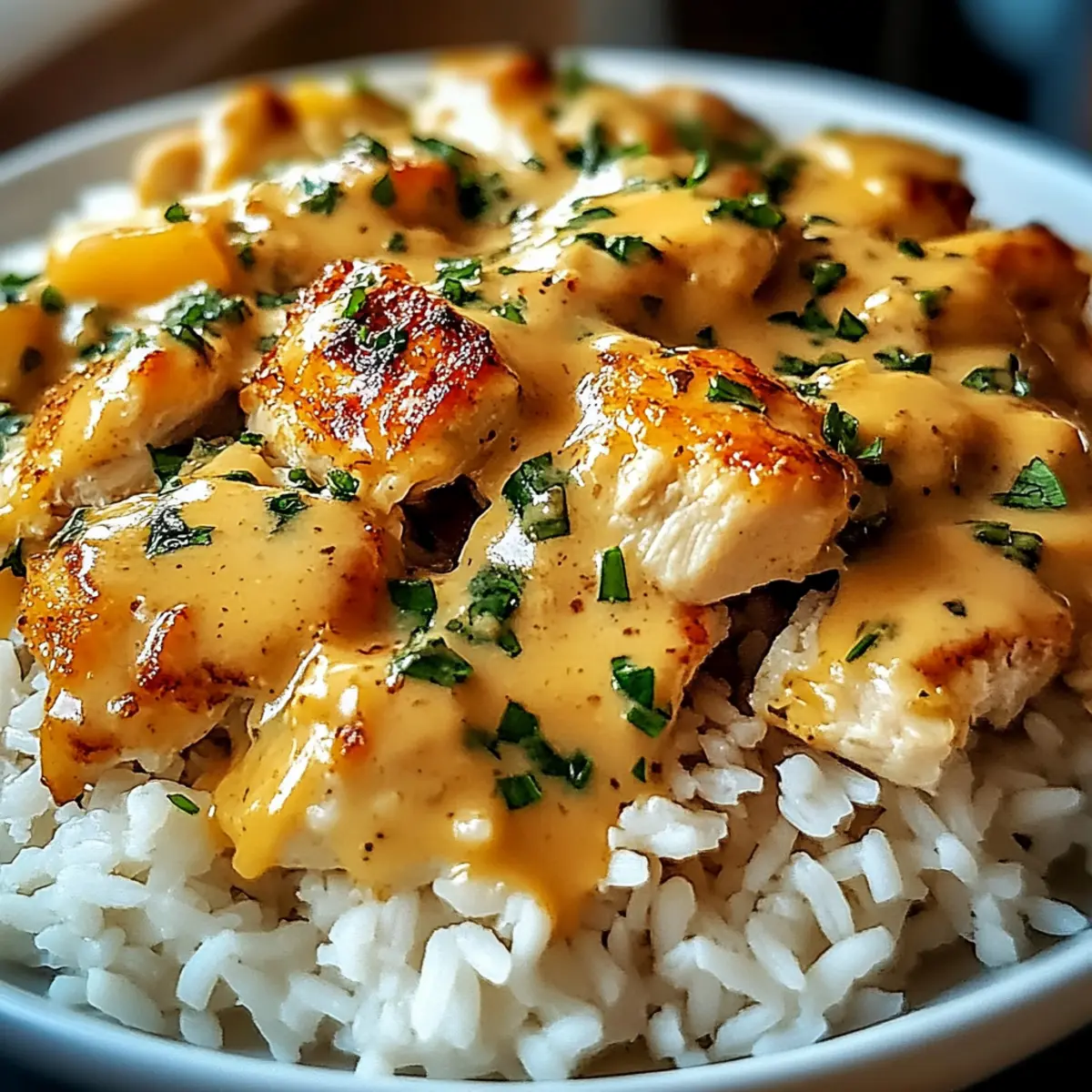 Creamy Smothered Chicken and Rice for Cozy Family Nights