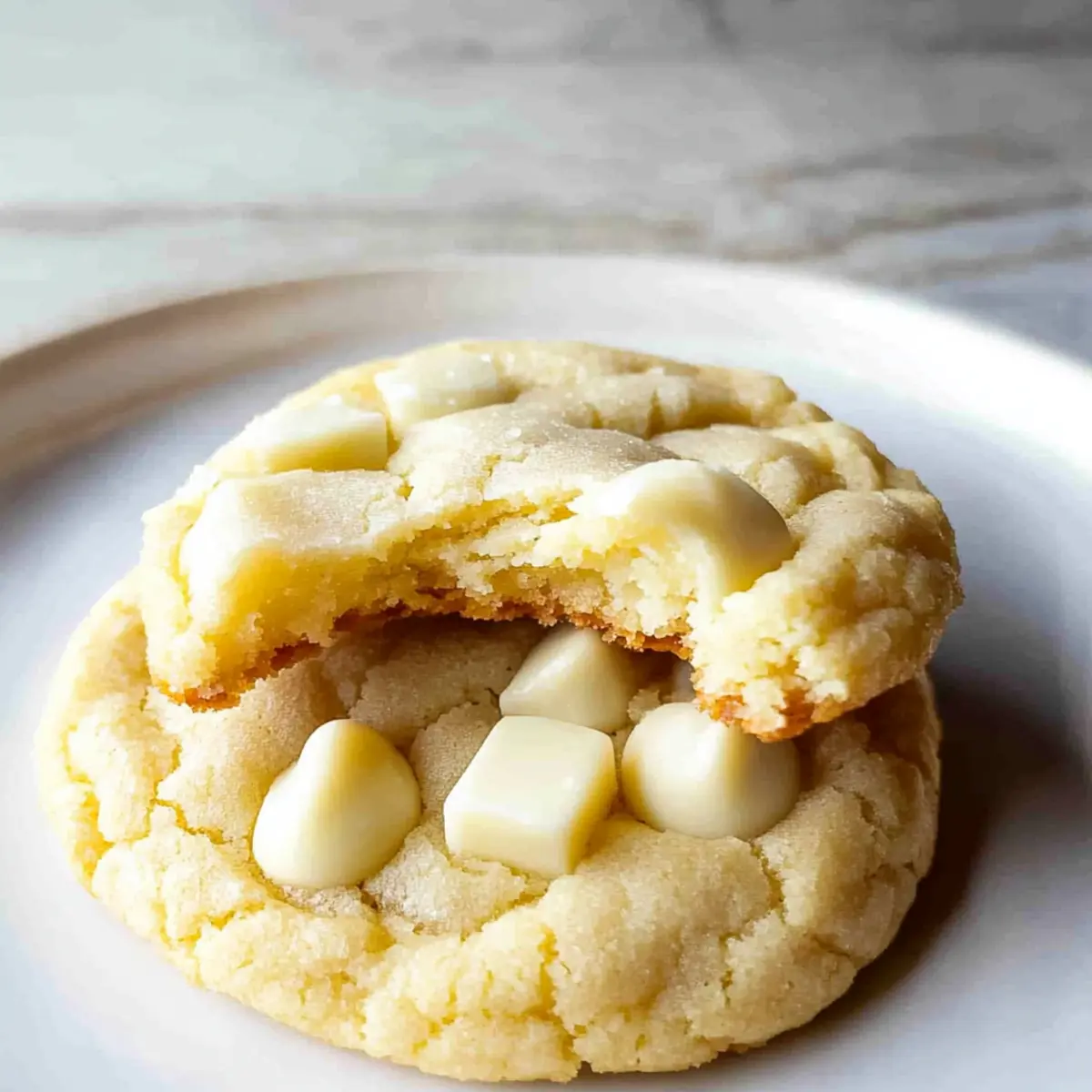 Lemon White Chocolate Chip Cookies That Melt in Your Mouth