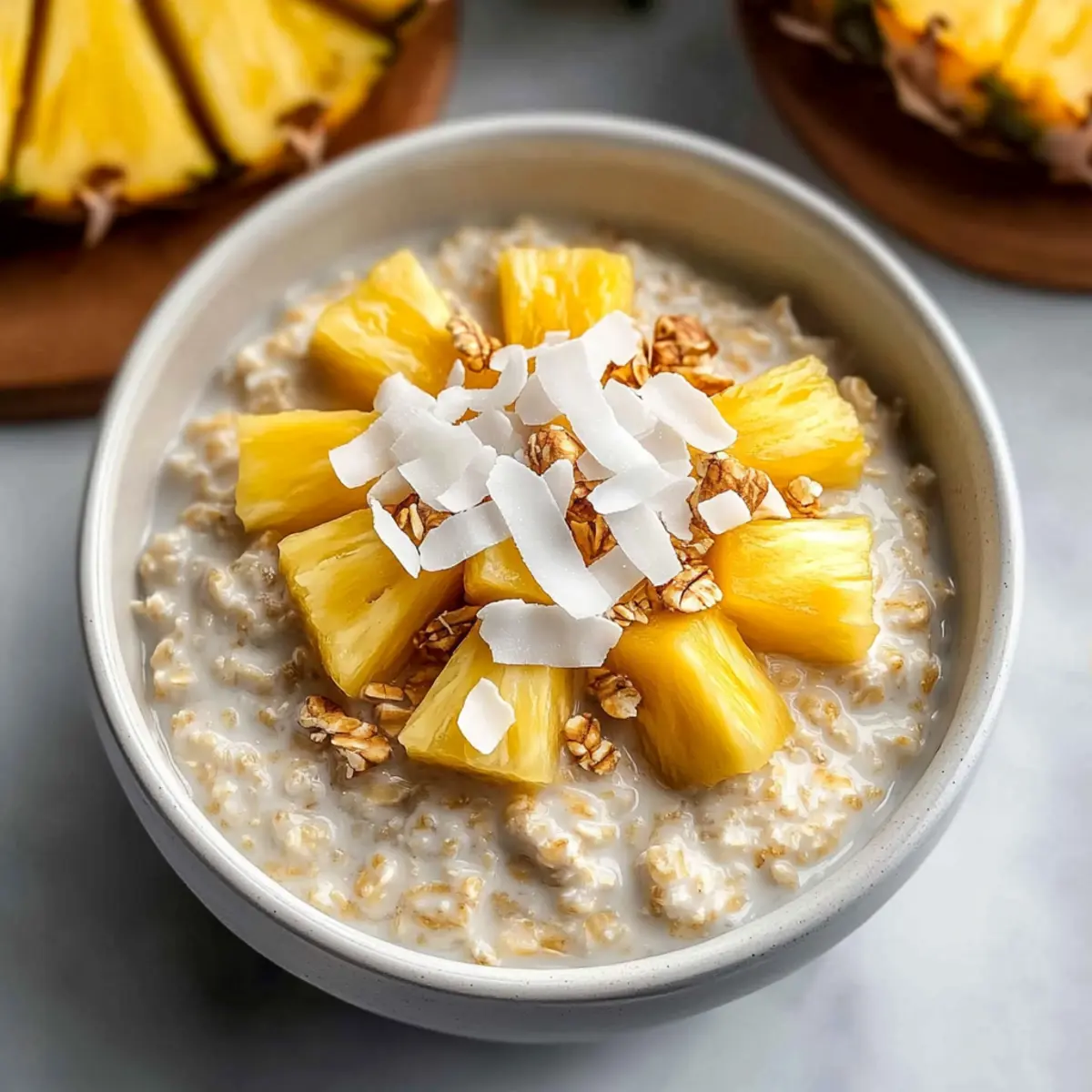 Quick Pineapple Overnight Oats for a Tropical Morning Boost