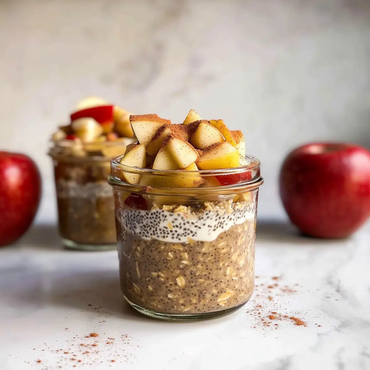Cozy Apple Cinnamon Overnight Oats for Your Busy Mornings