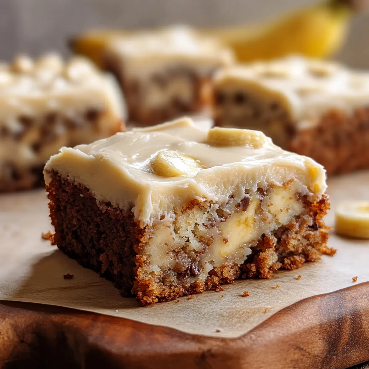 Irresistibly Soft Banana Bread Brownies You Can't Resist