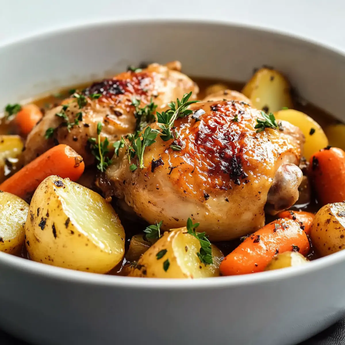 Crockpot Chicken with Potatoes and Carrots for Cozy Nights