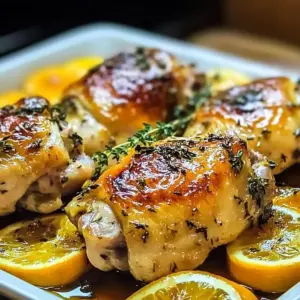 Citrus Roasted Chicken Thighs