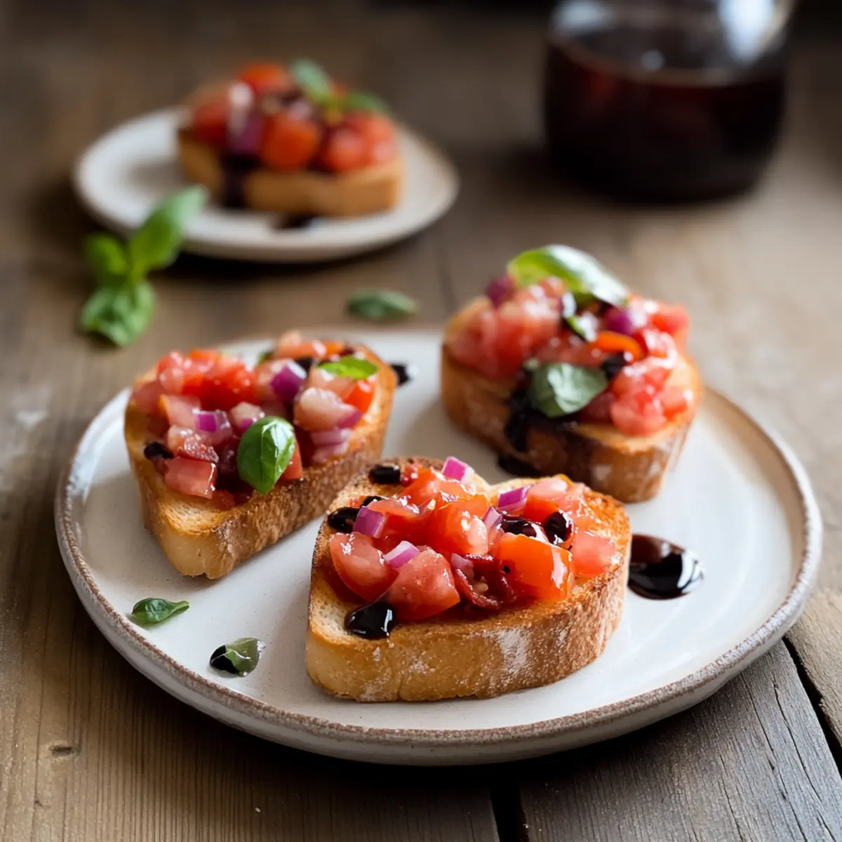 Heart-Shaped Bruschetta to Spark Romance at Home