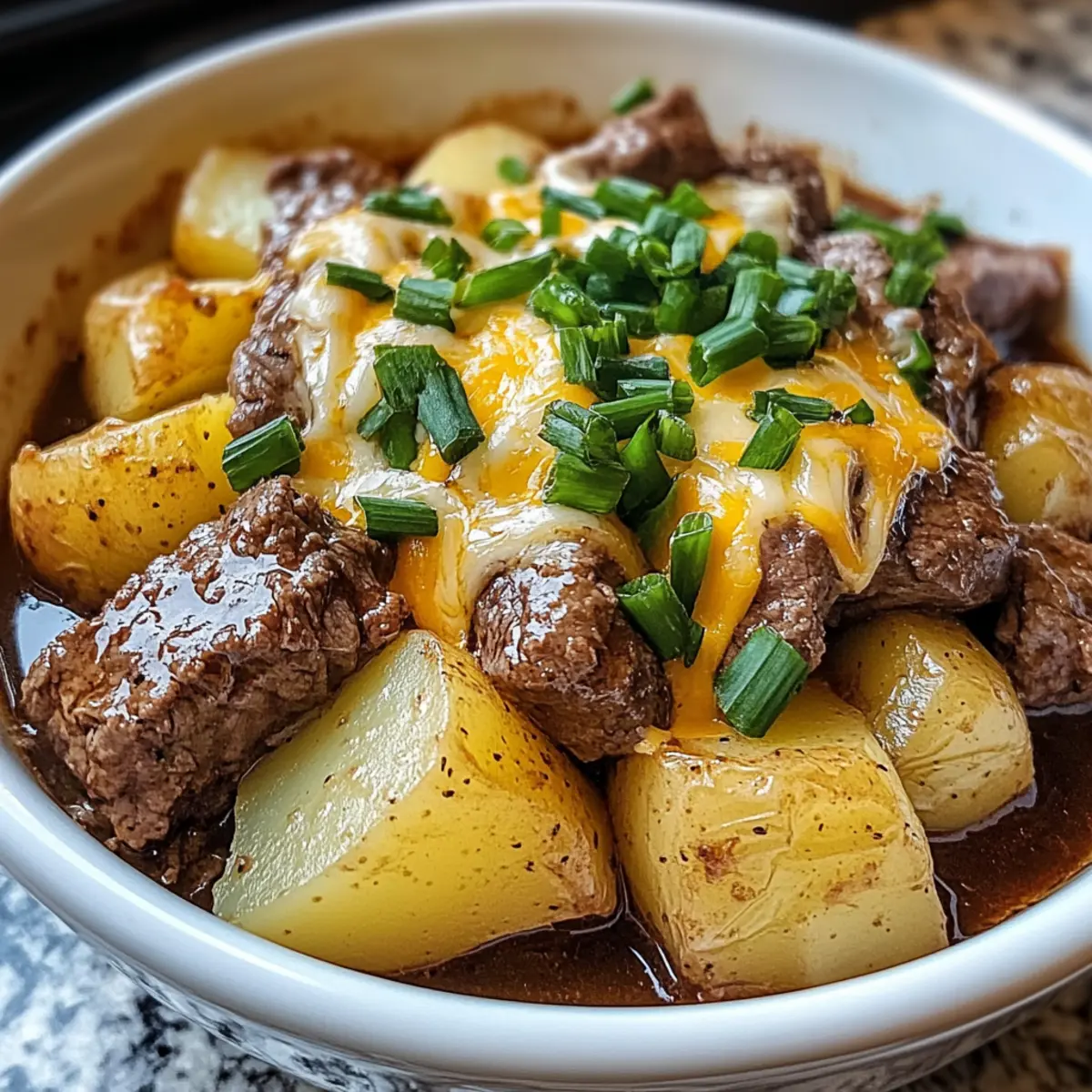 Crockpot Loaded Steak and Potato Bake: Comfort in Every Bite