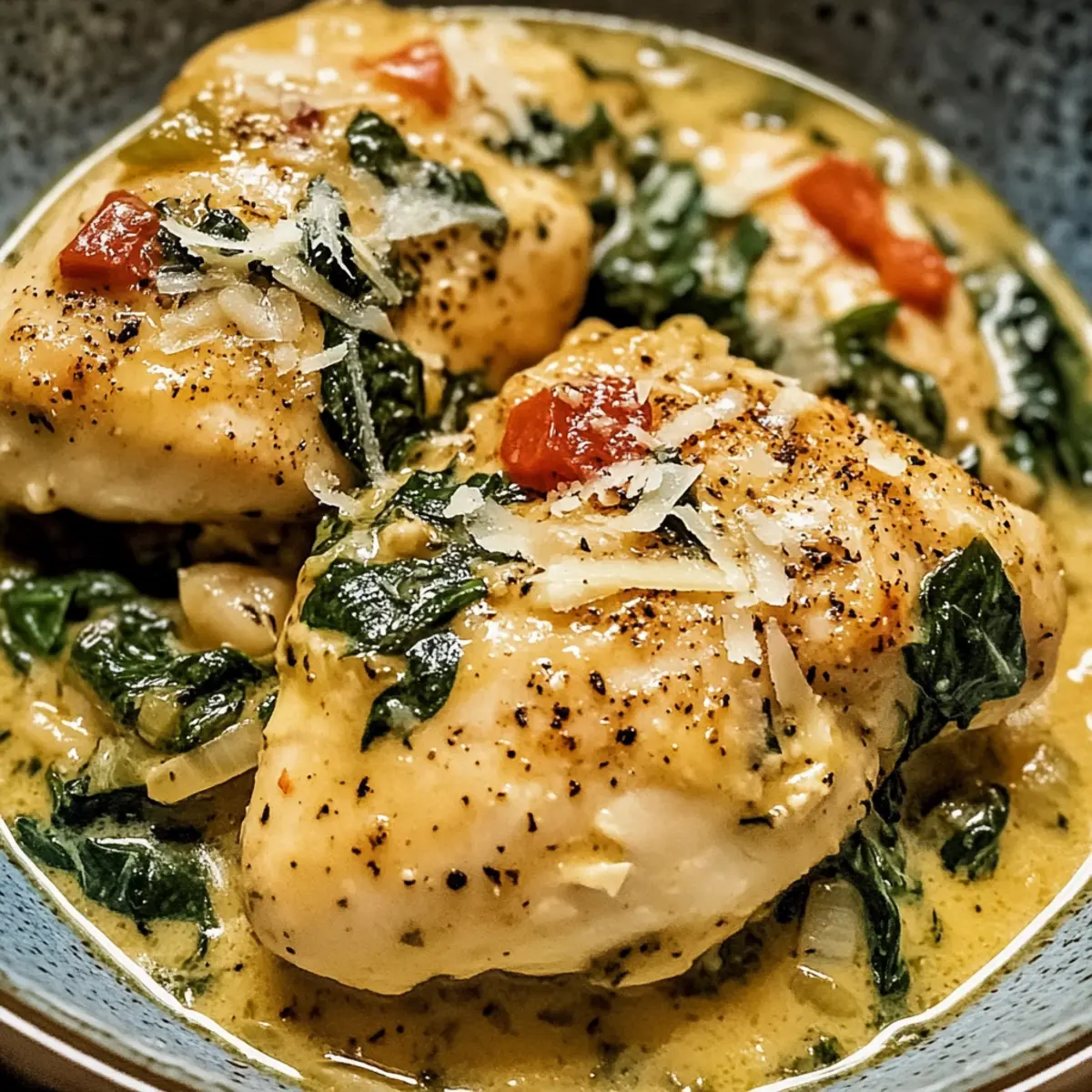Creamy Crockpot Spinach Chicken for Effortless Comfort Cooking