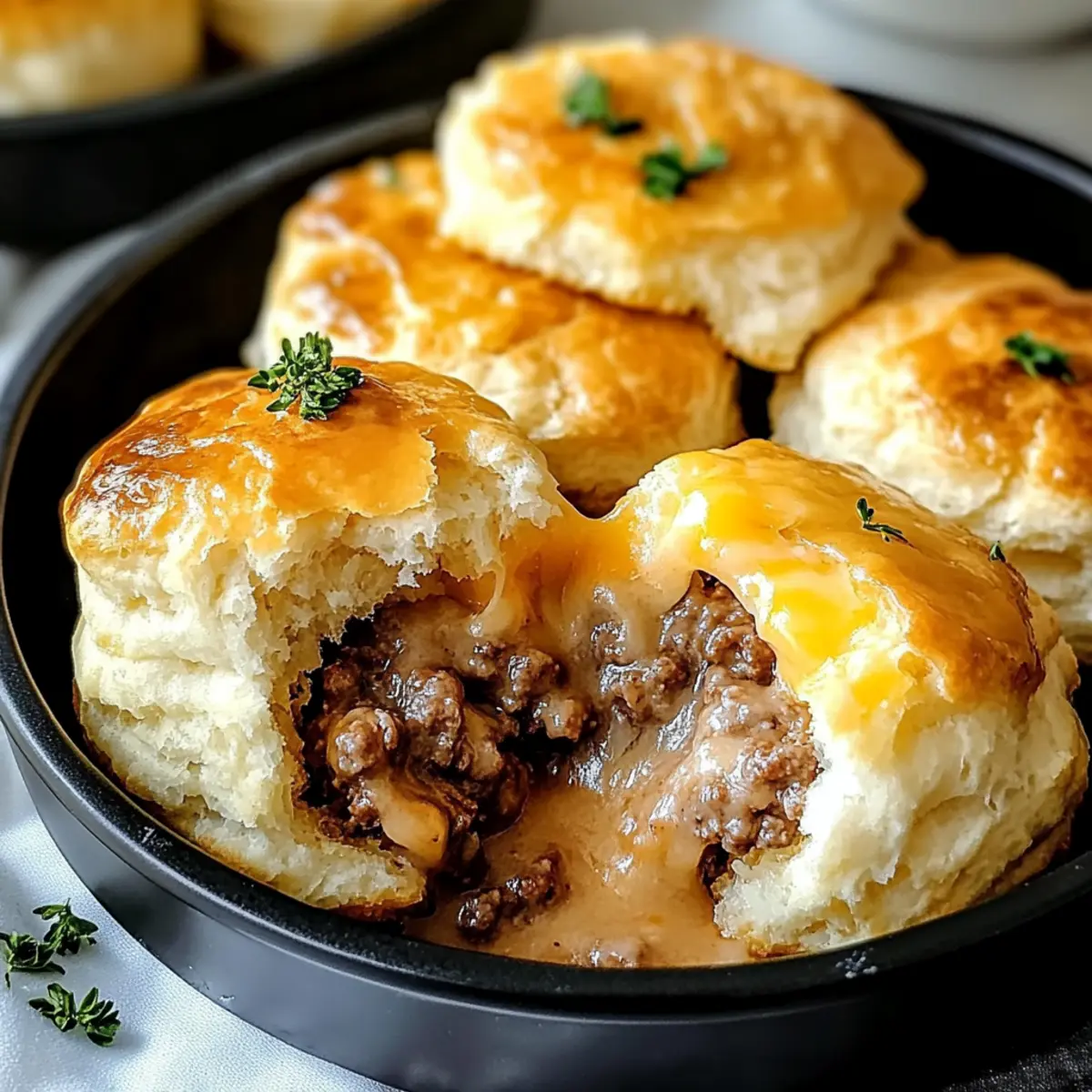 Cheesy Beef Biscuit Bombs for a Cozy Comfort Feast