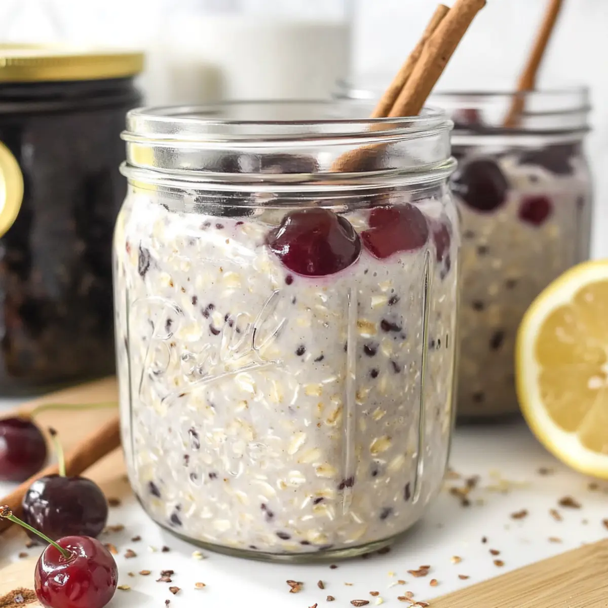 Delicious Cherry Vanilla Overnight Oats for Easy Meal Prep