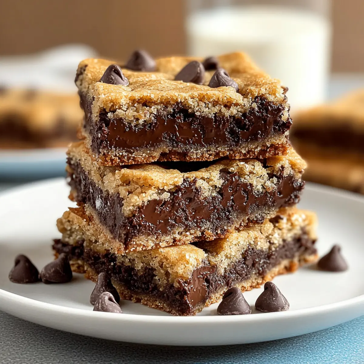 Chewy Chocolate Chip Cookie Bars for Sweet Moments at Home