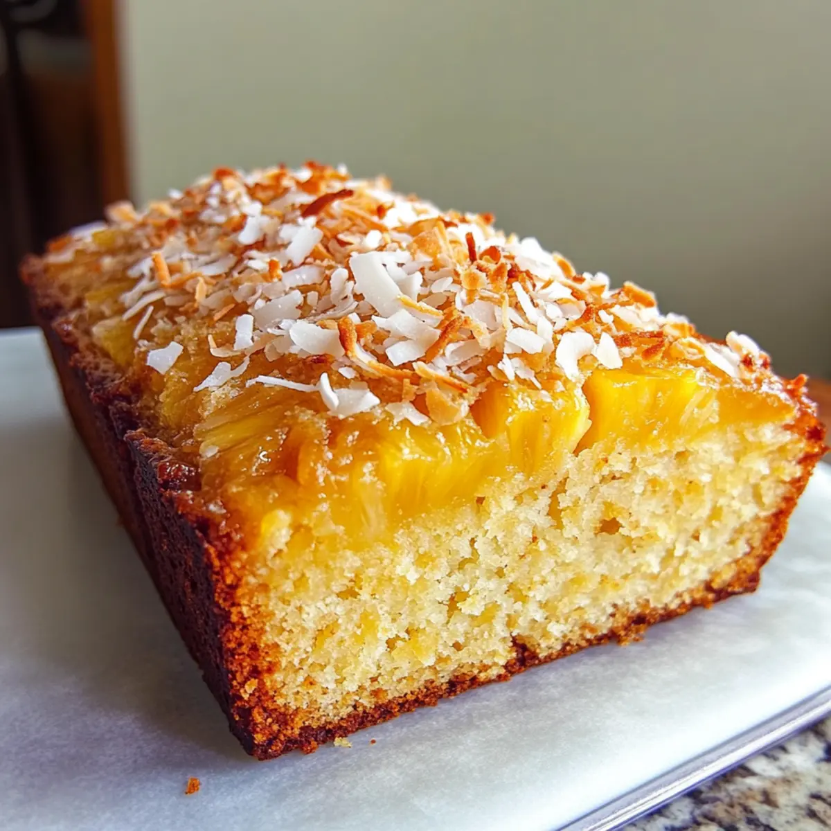 Tropical Coconut Pineapple Banana Bread for Sweet Moments