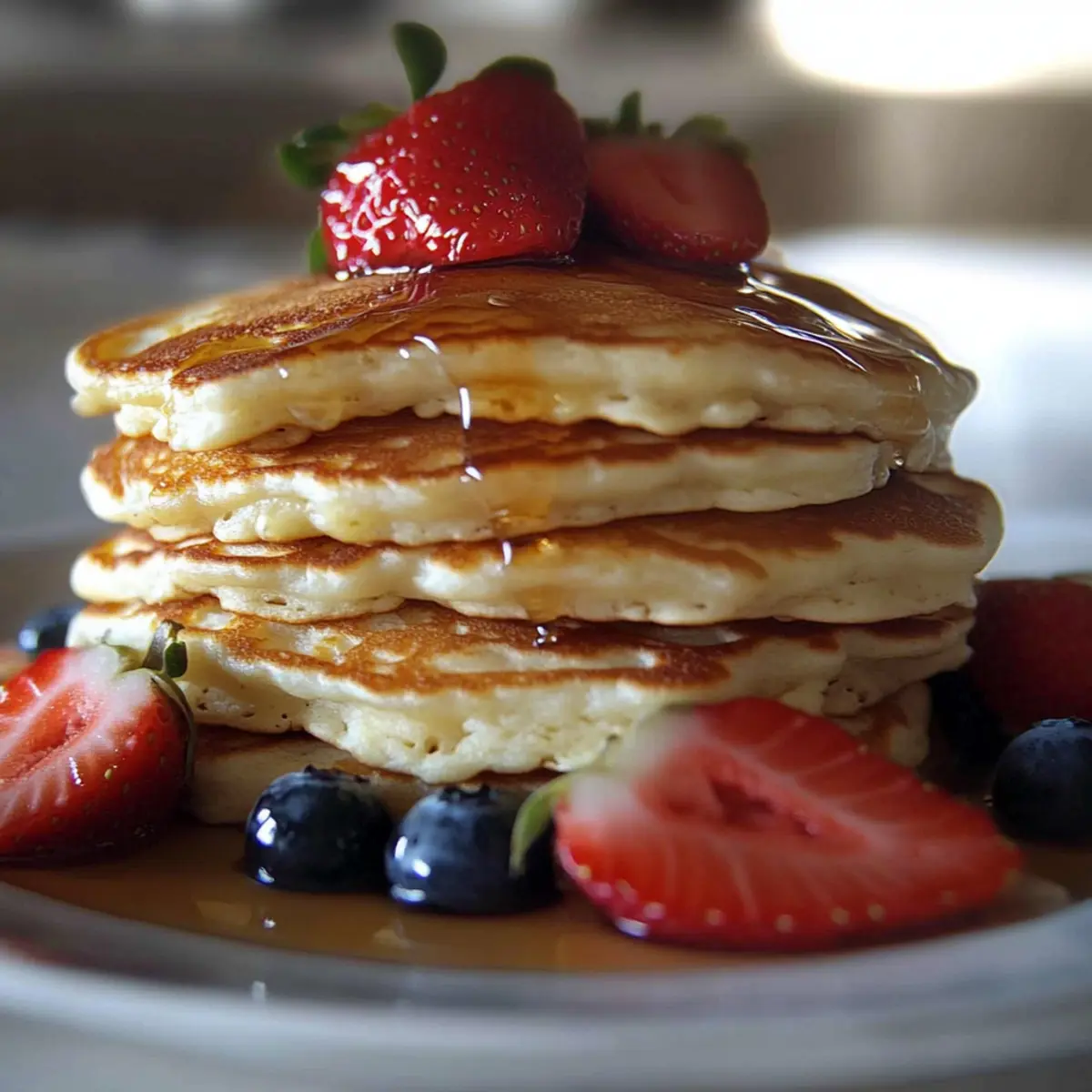 Fluffy Sour Cream Pancakes That Melt in Your Mouth