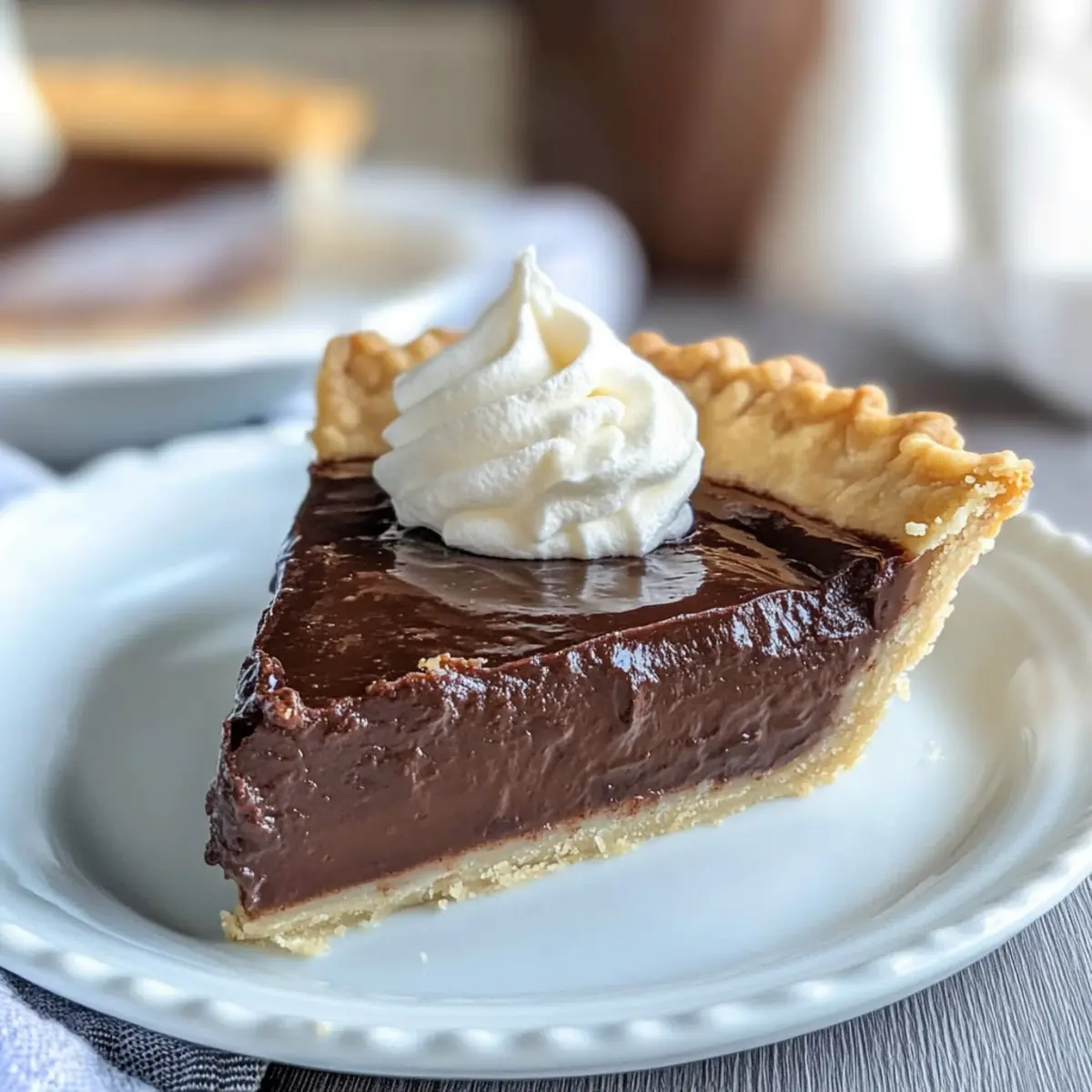 Old Fashioned Chocolate Pie: A Slice of Nostalgic Bliss