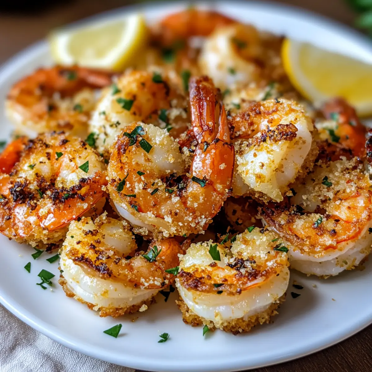 Savory Air Fryer Garlic Parmesan Shrimp Ready in Minutes