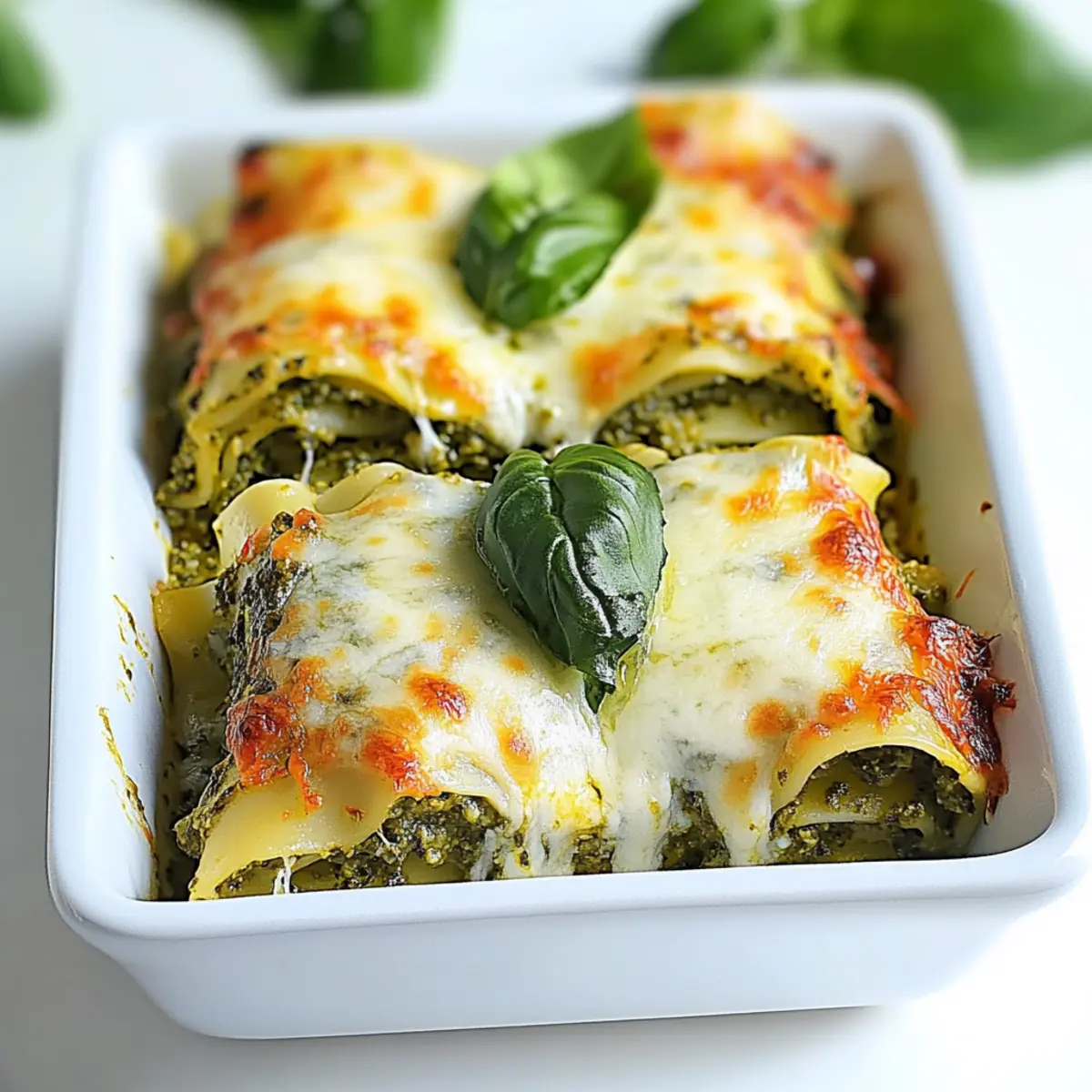 Mouthwatering Pesto Lasagna Rolls for a Cozy Dinner Night