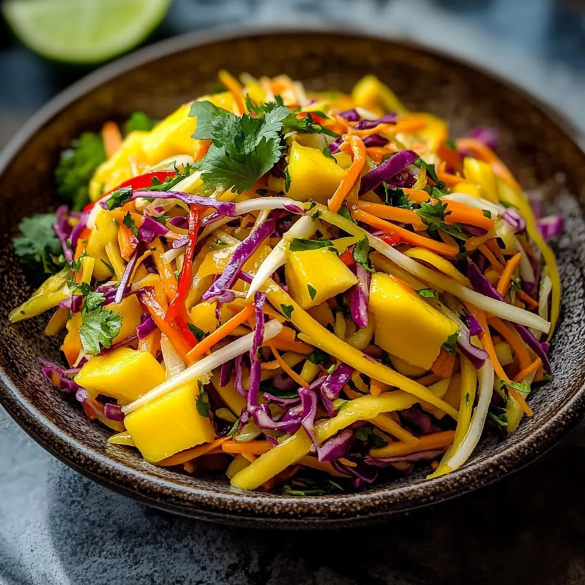 Quick And Easy Mango Slaw: A Fresh Twist on Your Sides