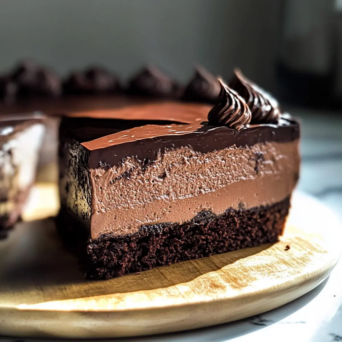 Irresistibly Rich Vegan Chocolate Mousse Cake for Everyone