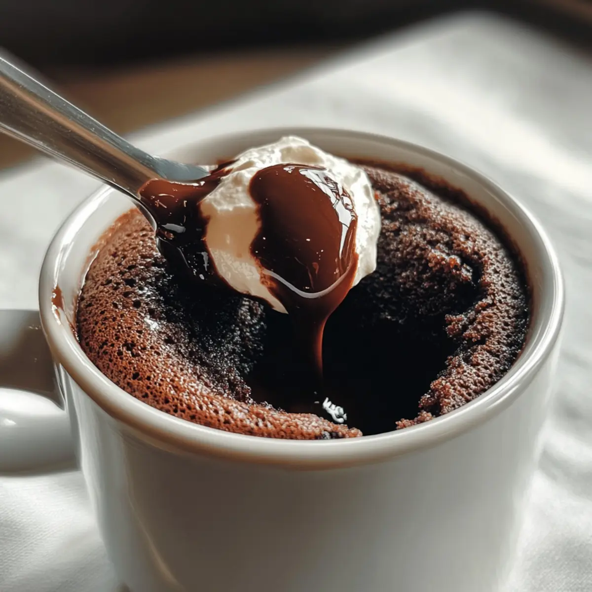 Decadent Chocolate Lava Mug Cake for a Quick Sweet Fix
