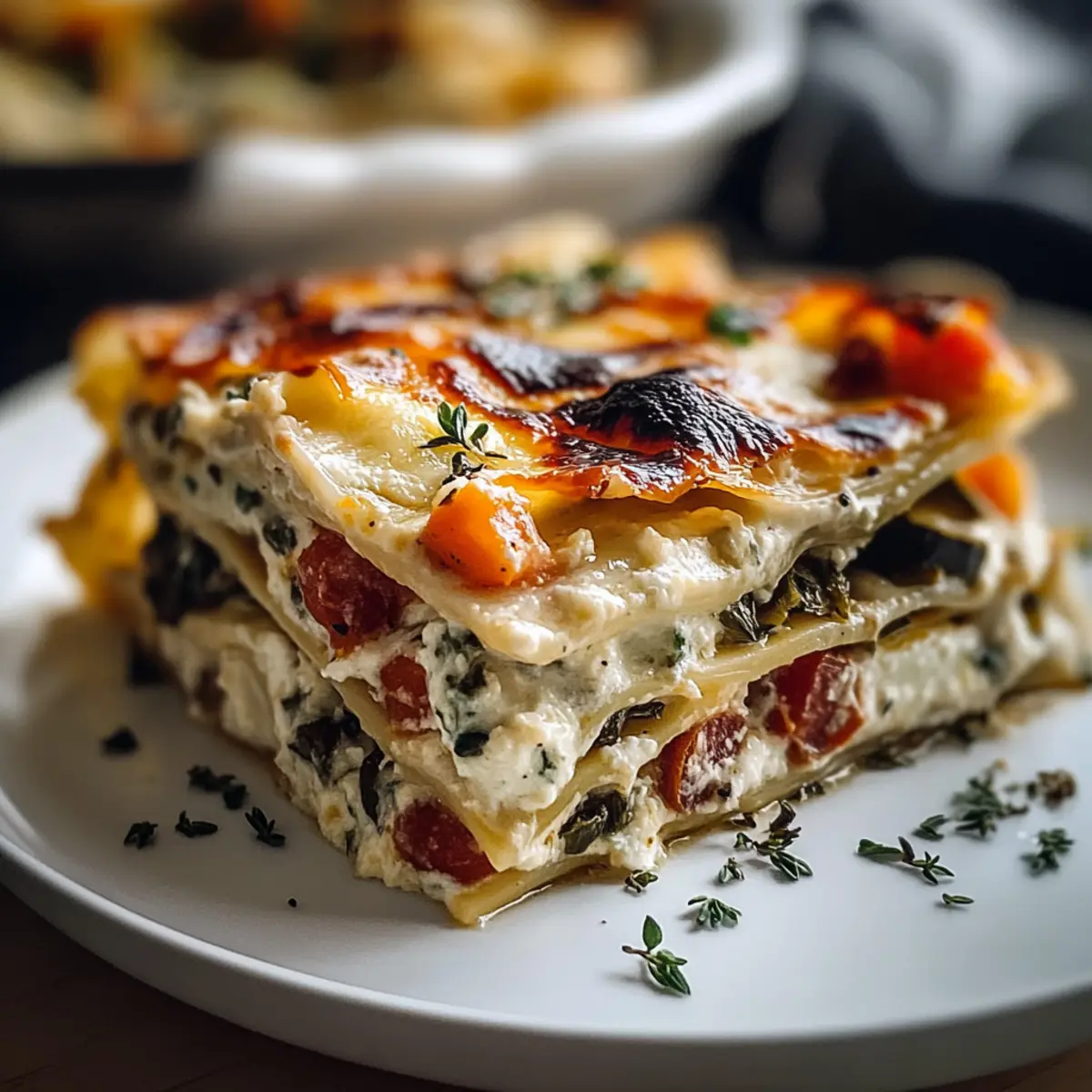 Loaded Veggie White Lasagna: Creamy Comfort in Every Bite