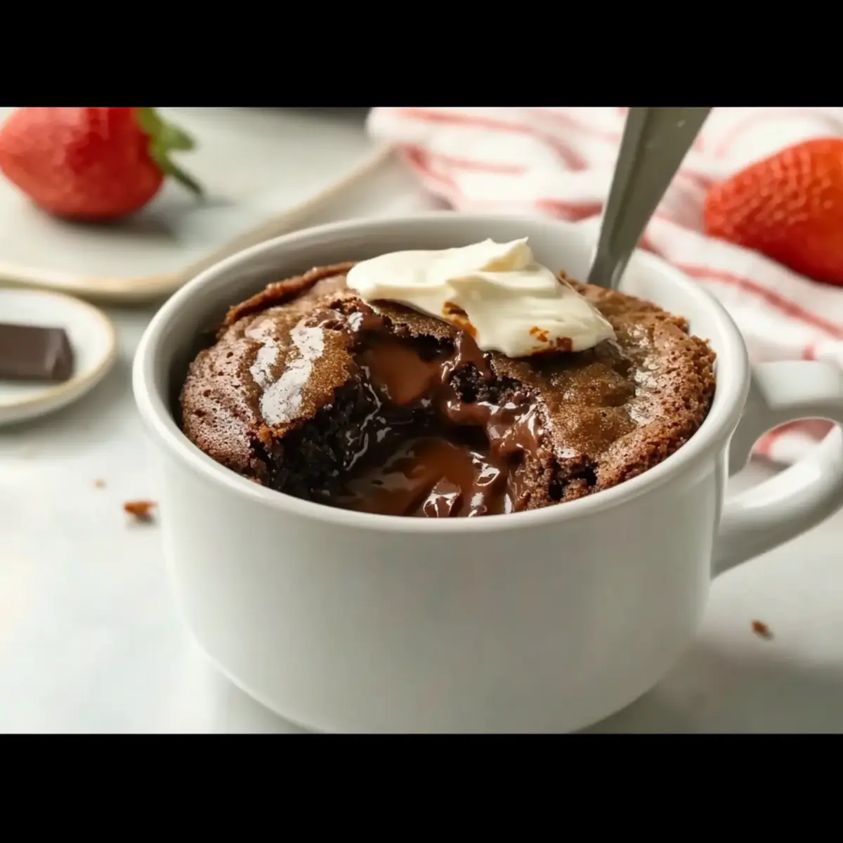 Indulge in a 3-Minute Nutella Mug Cake Bliss!
