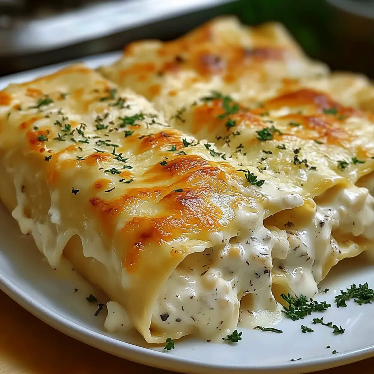 Comforting Chicken Alfredo Lasagna Rolls for Easy Dinners