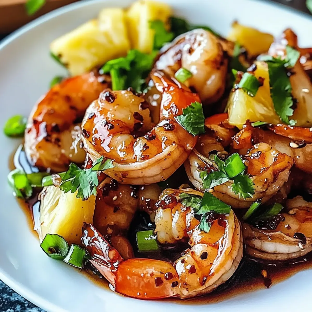 Hawaiian Garlic Shrimp: Sweet and Savory Bliss at Home