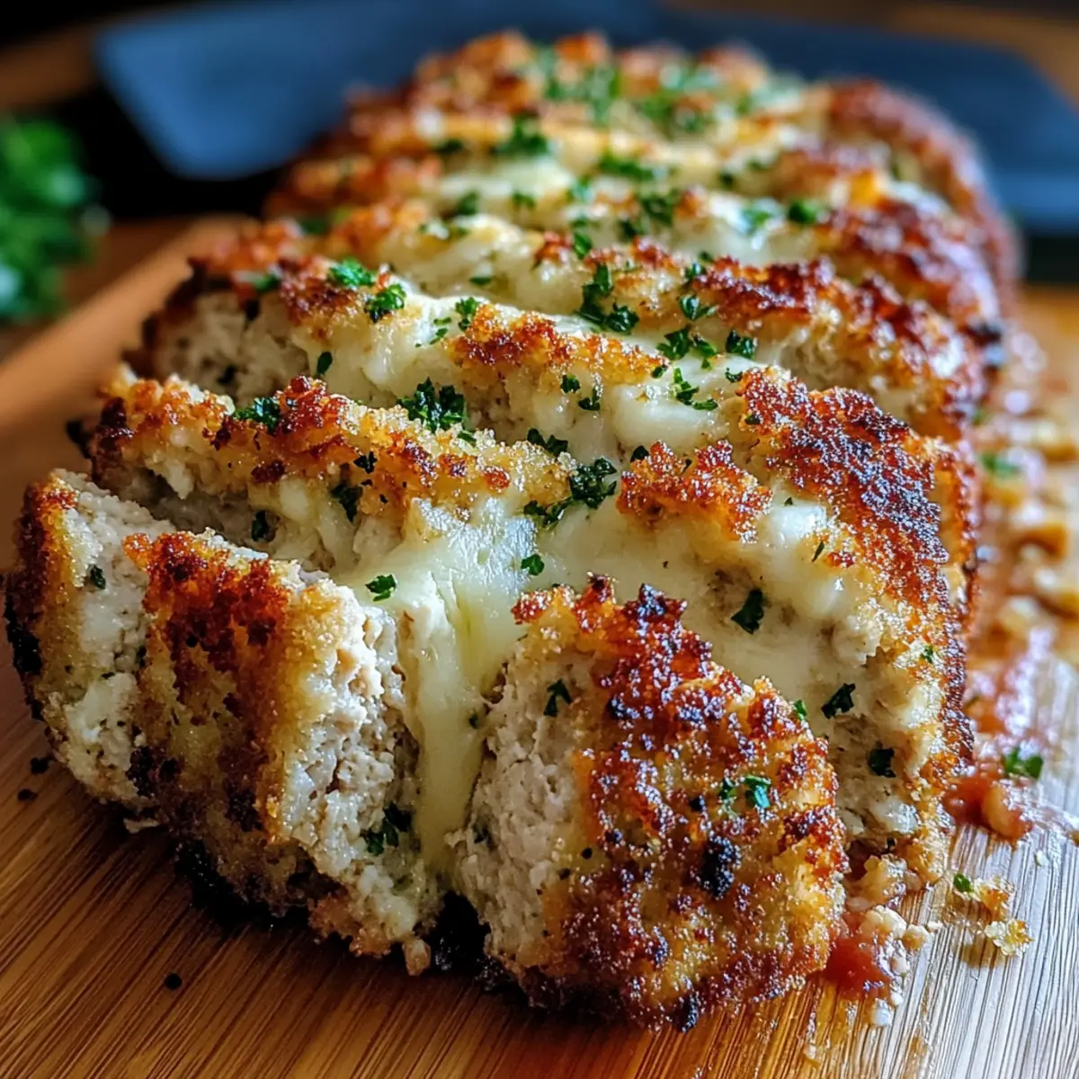 Parmesan Chicken Meatloaf: Comfort Food with a Cheesy Twist