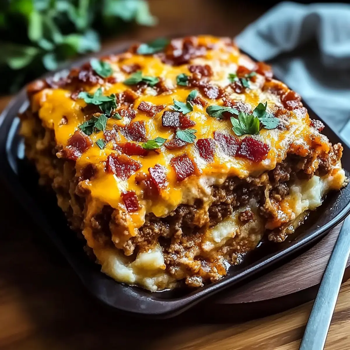 Cheesy Loaded Meatloaf Casserole That Family Will Love