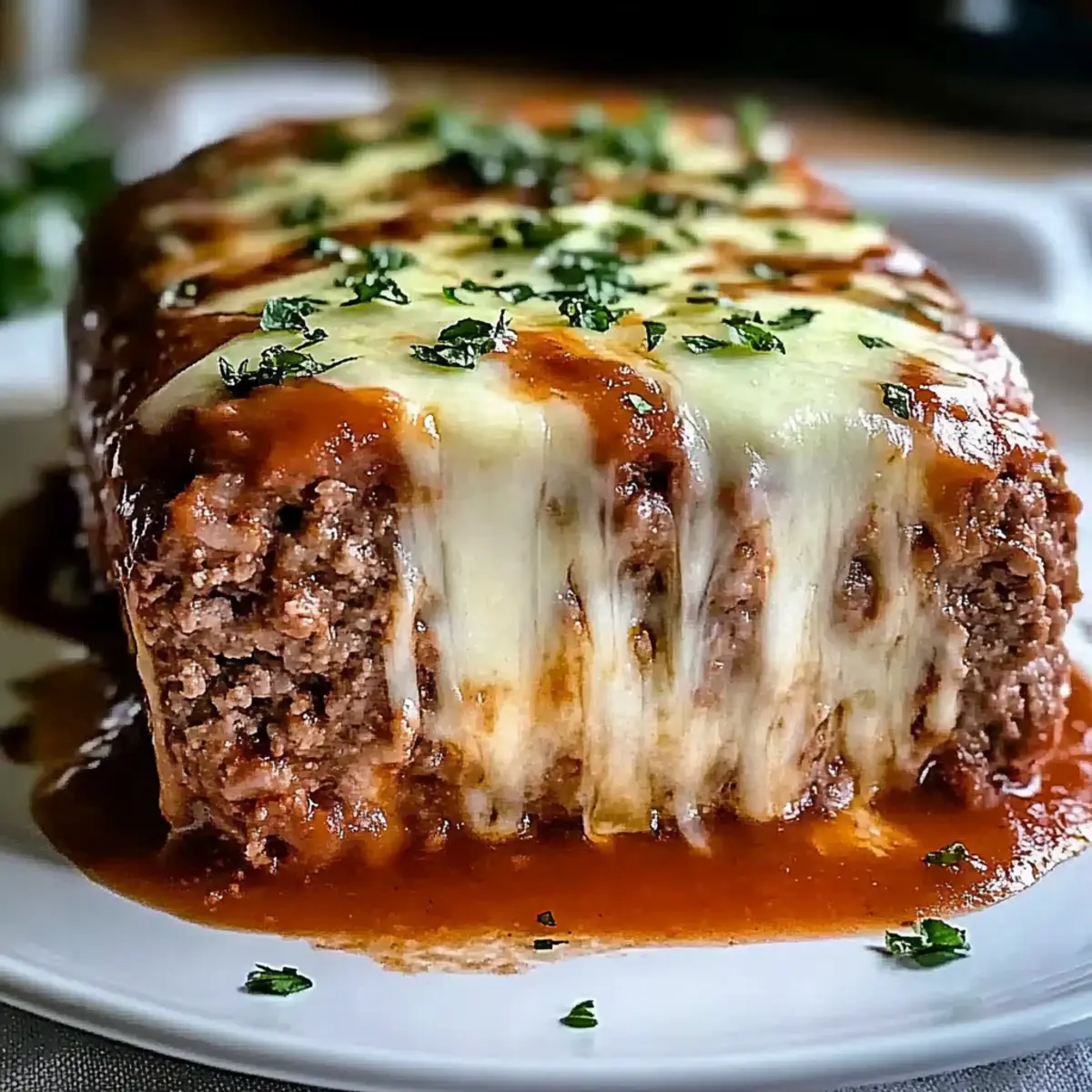 Stuffed Meatloaf with Mozzarella: Our Family's Comfort Food