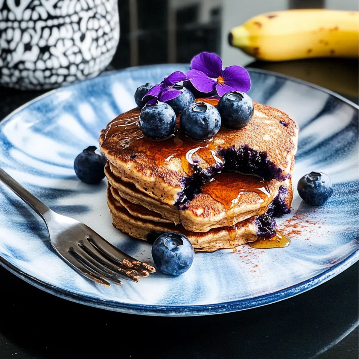 Fluffy Banana Blueberry Pancakes You’ll Crave Every Morning