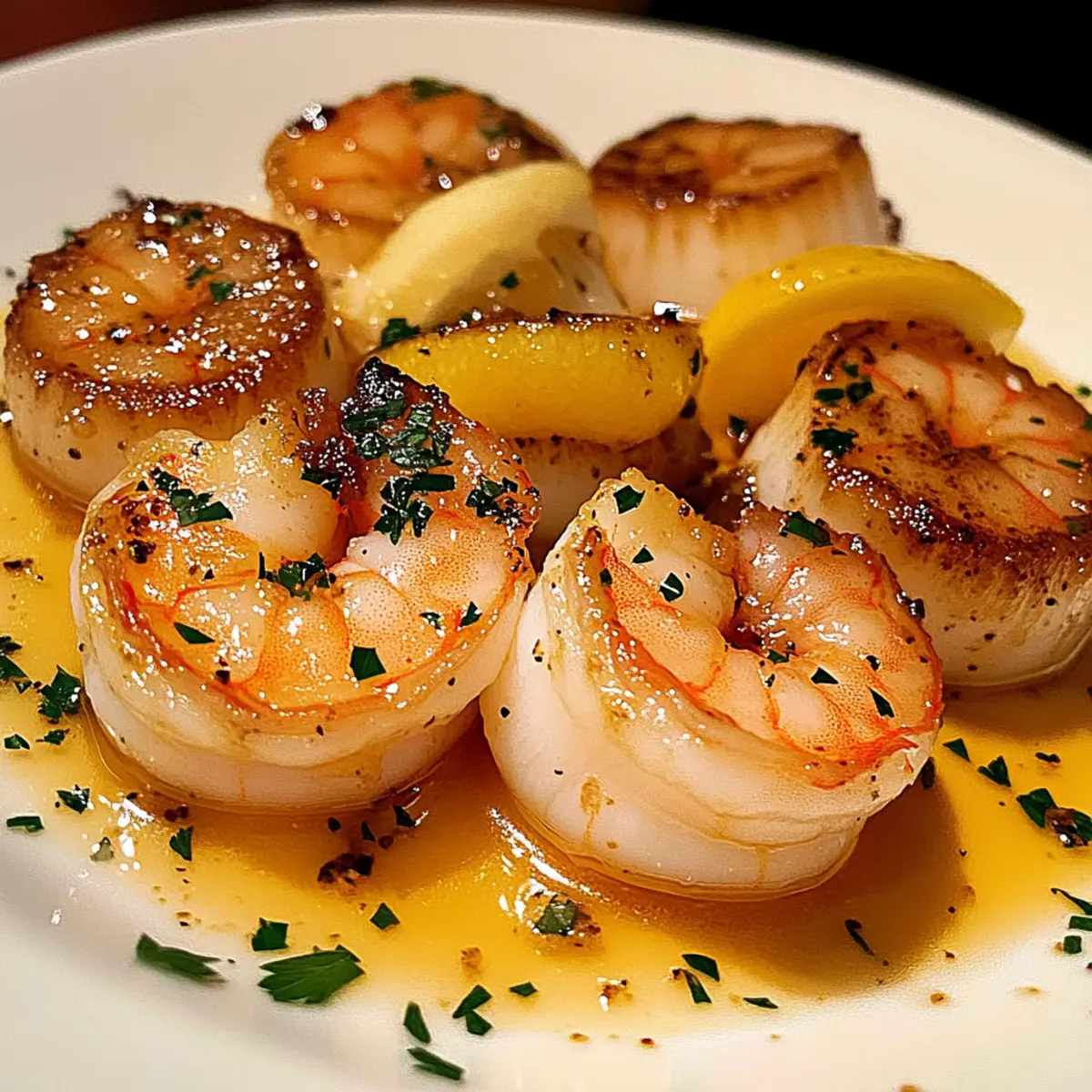 Delicious Shrimp and Scallops in 25-Minute Garlic Butter Bliss