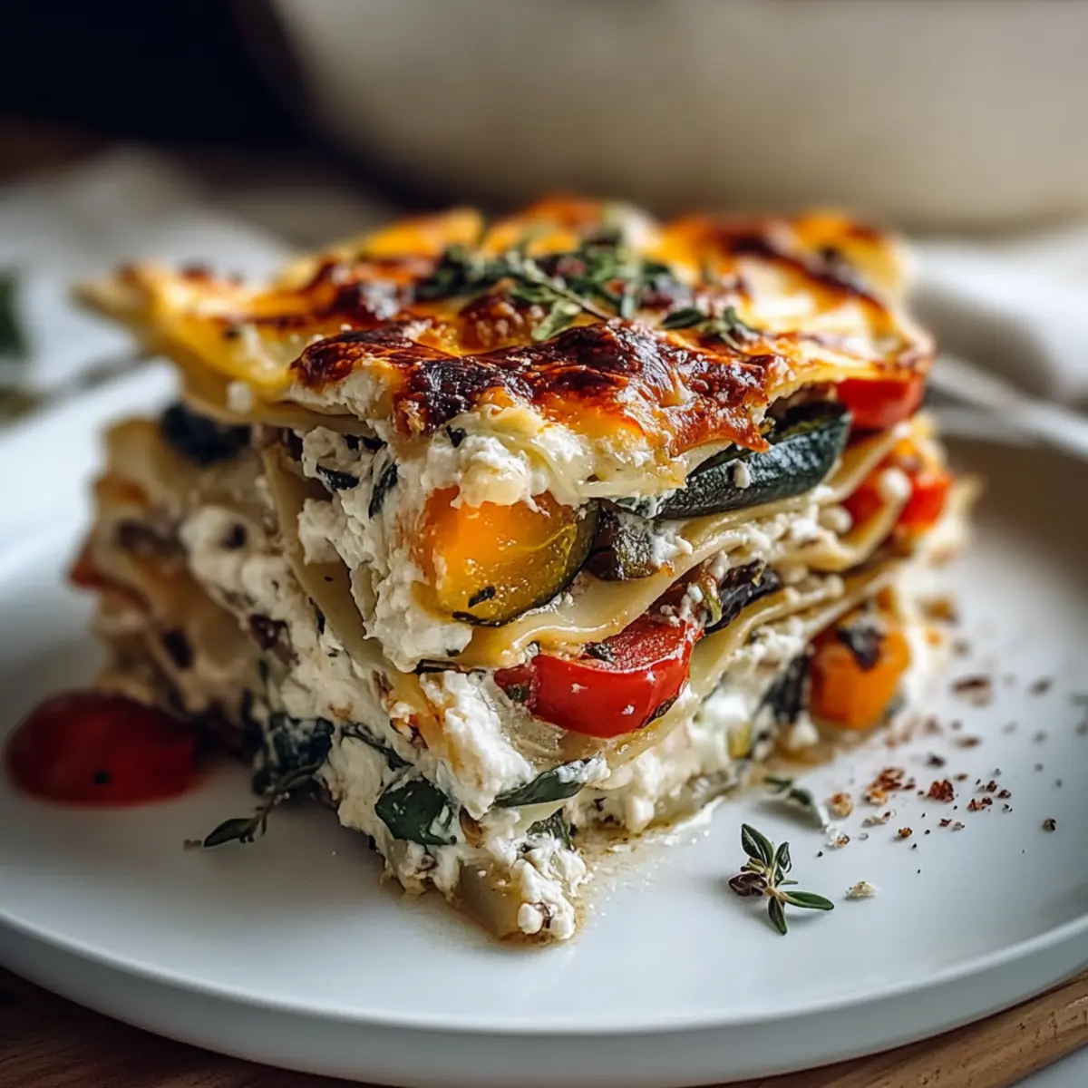 Loaded Veggie White Lasagna: Creamy Comfort in Every Bite