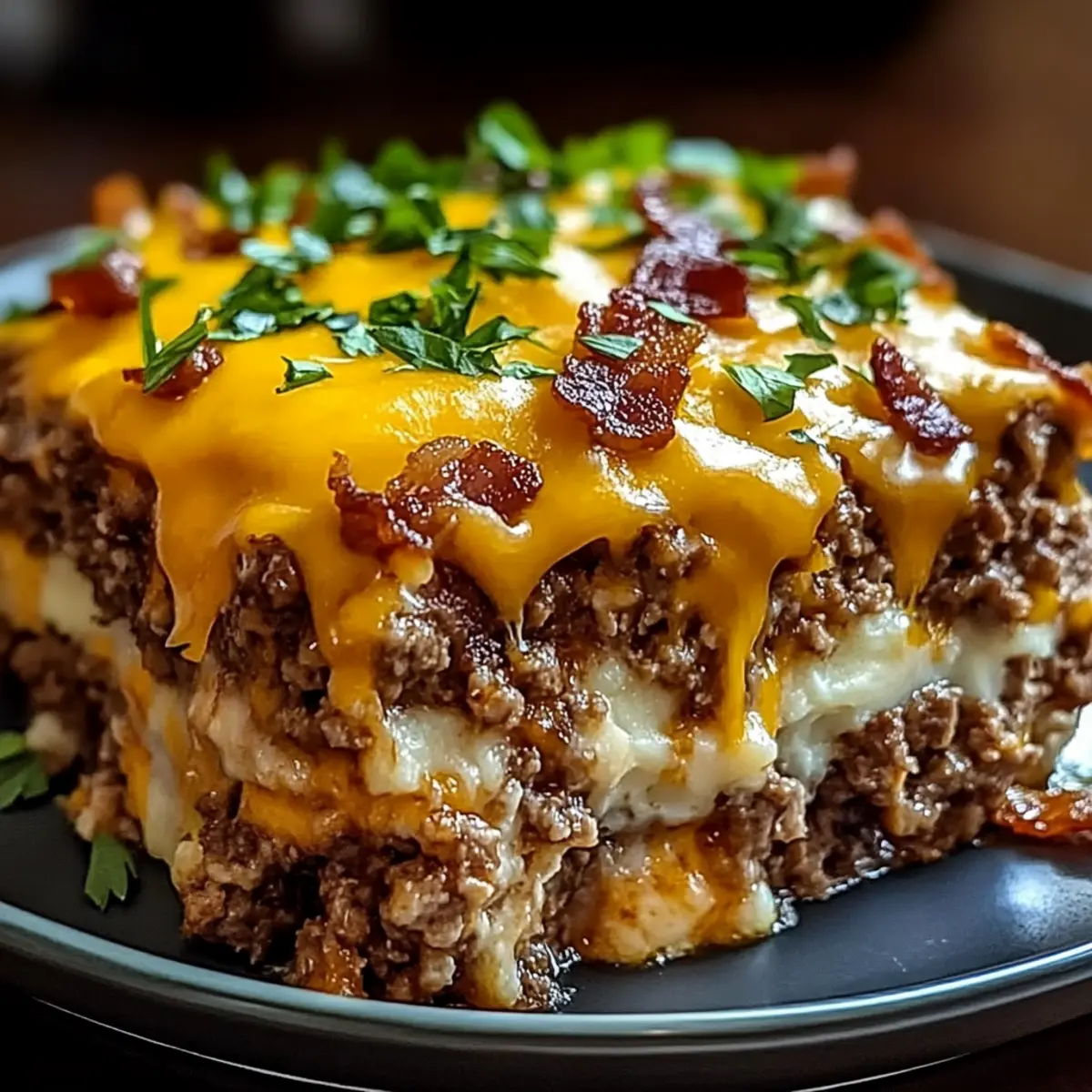 Cheesy Loaded Meatloaf Casserole: Family Comfort in Every Bite