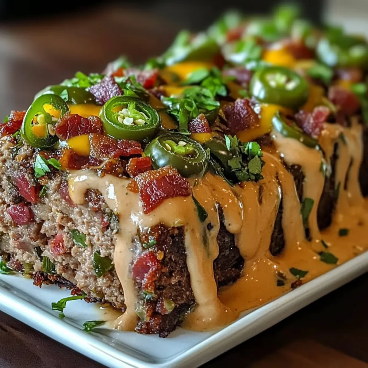 Spicy Jalapeño Popper Meatloaf for Ultimate Comfort Food Bliss