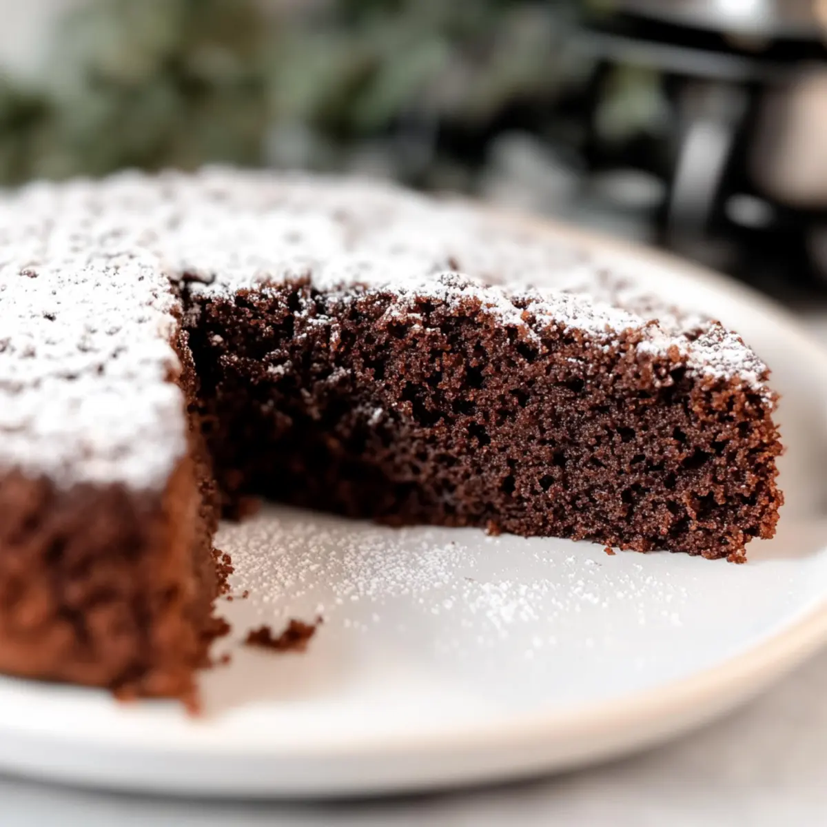 Indulge in Chocolate Olive Oil Cake with Almond Flour Bliss