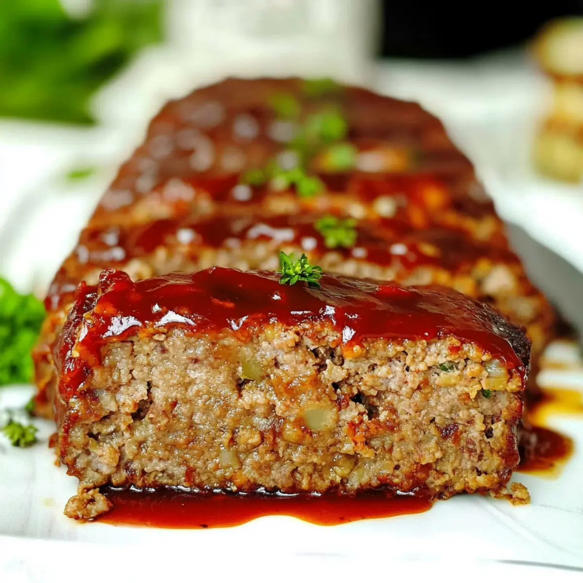 Savory Southern Meatloaf with Sweet Tangy Glaze Delight