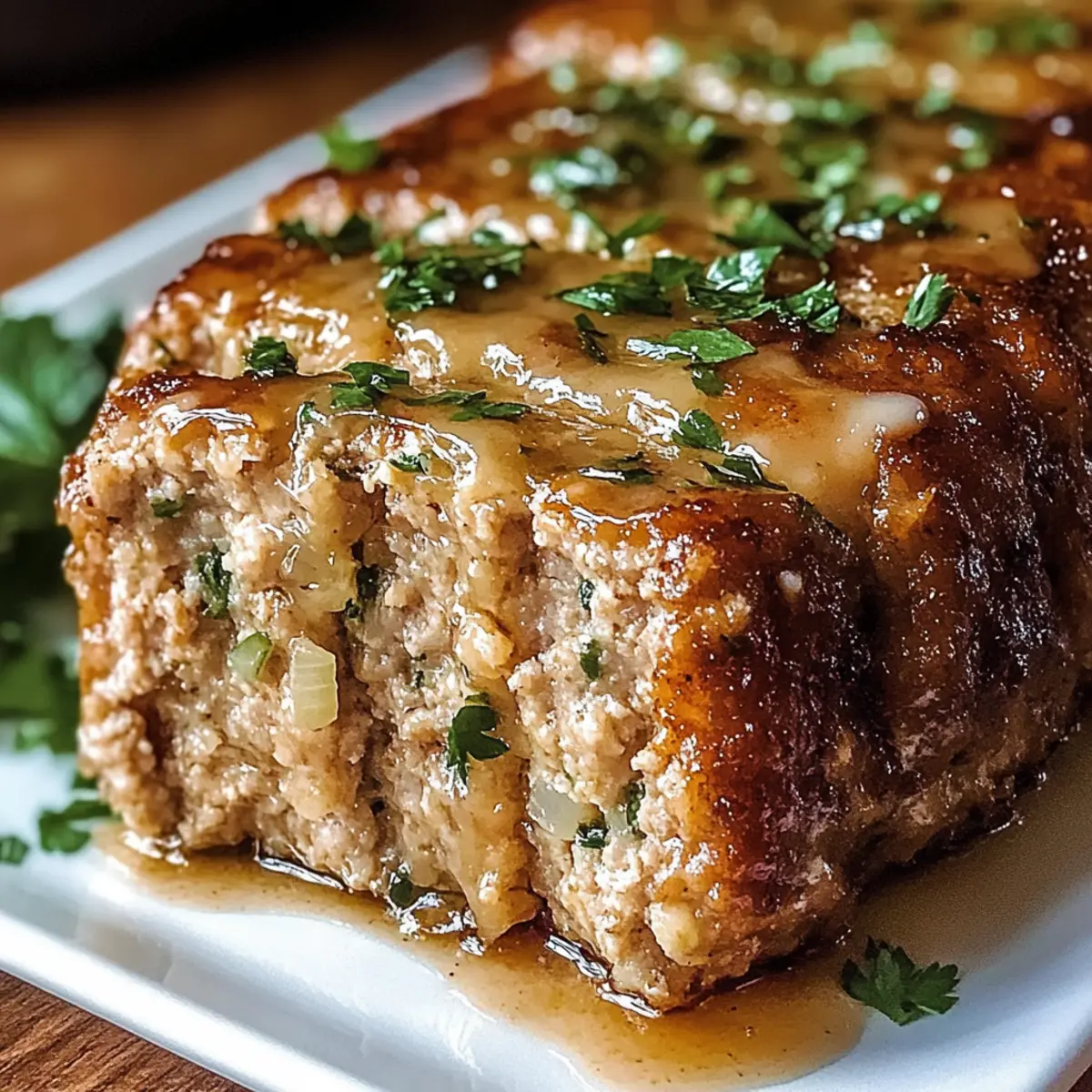 Garlic Parmesan Chicken Meatloaf That Melts in Your Mouth