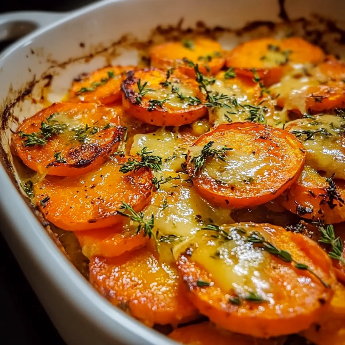 Garlic-Buttered Sweet Potato Bake for Cozy Family Gatherings