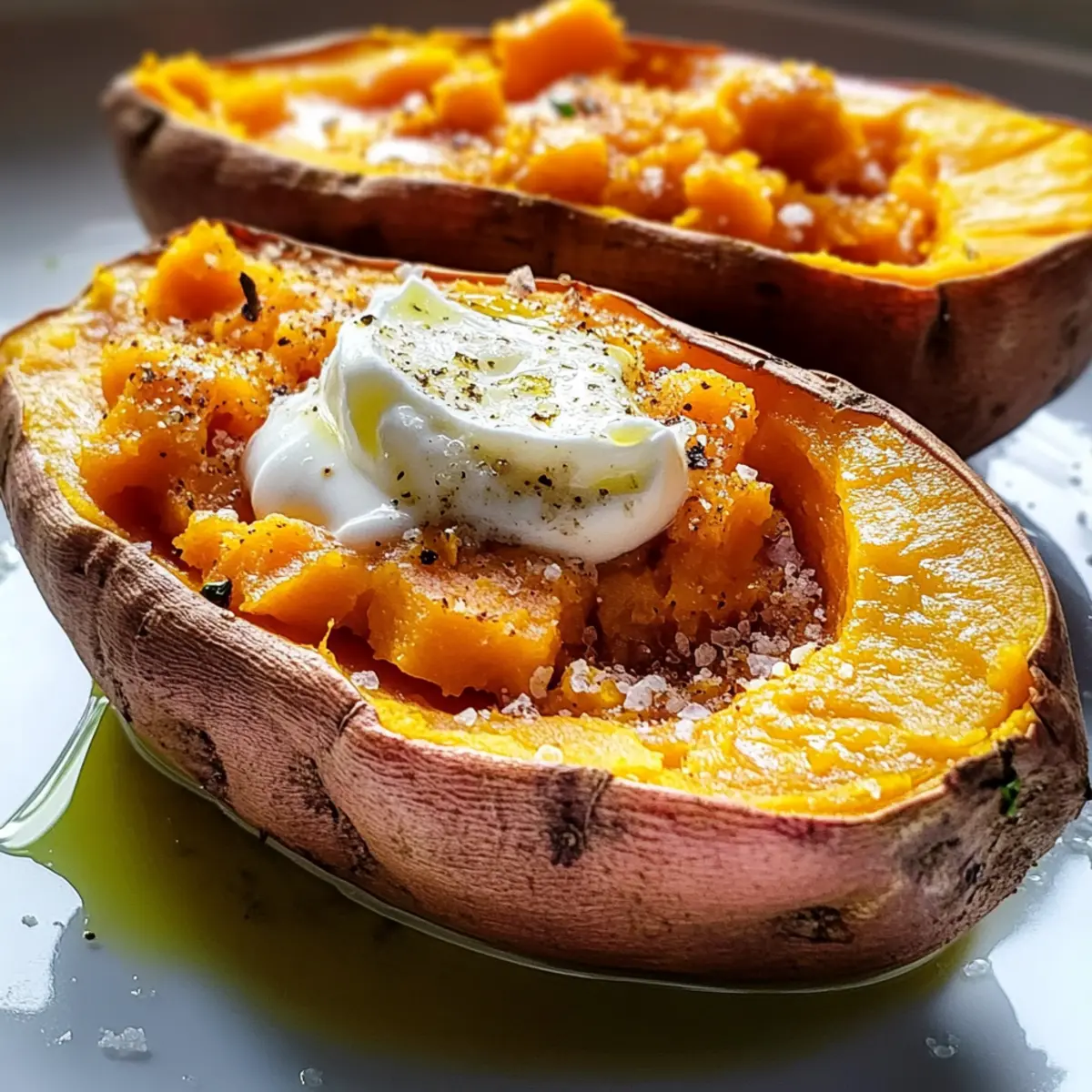 Baked Sweet Potato: Creamy, Healthy Comfort in Every Bite