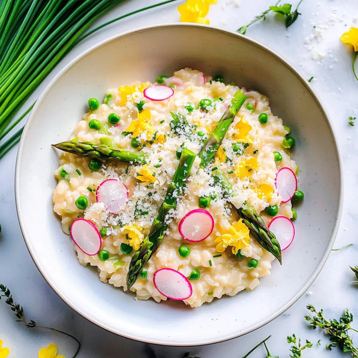 Creamy Spring Vegetable Risotto Bursting with Fresh Flavors
