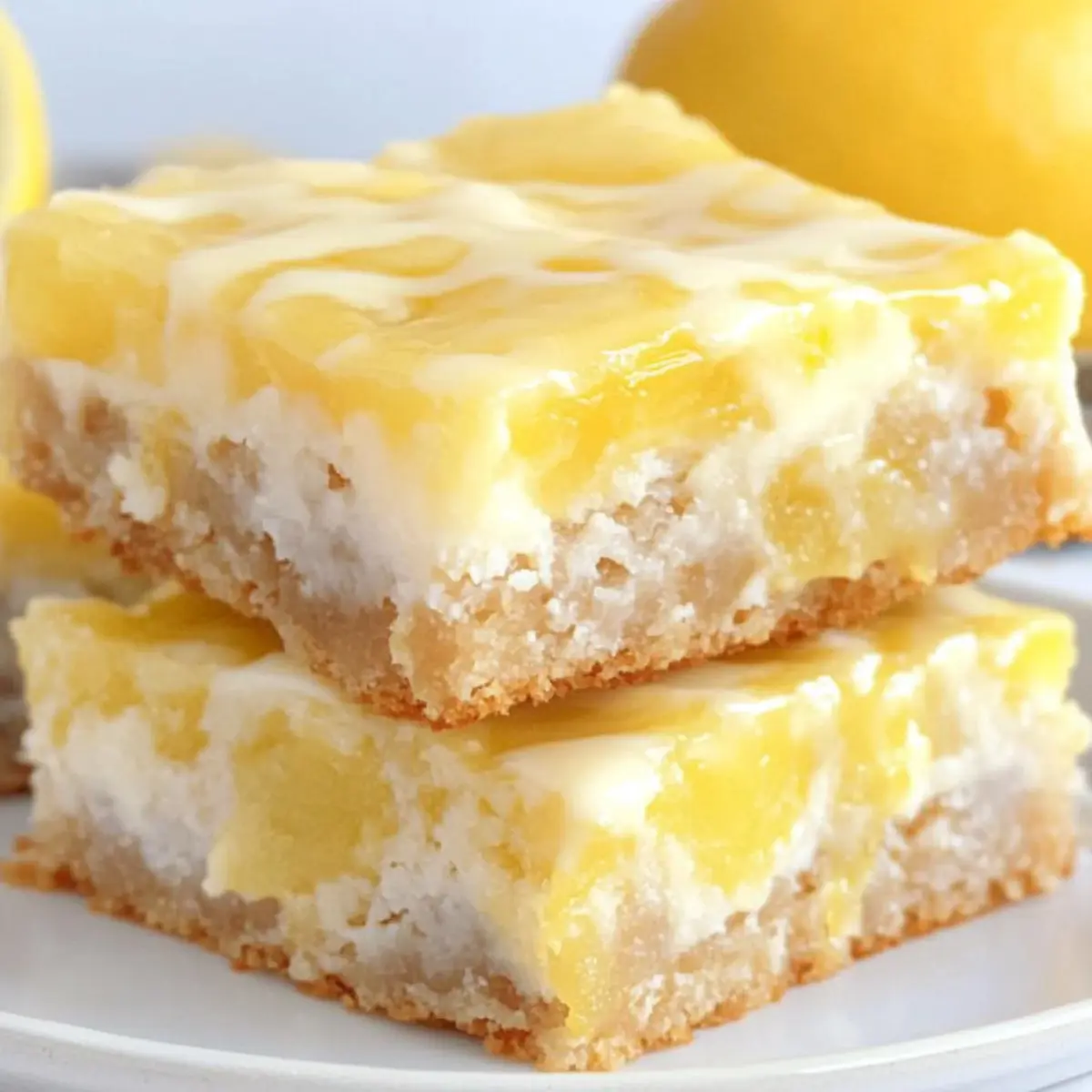Zesty Lemon Brownies: Easy, Chewy Treats for Sweet Cravings