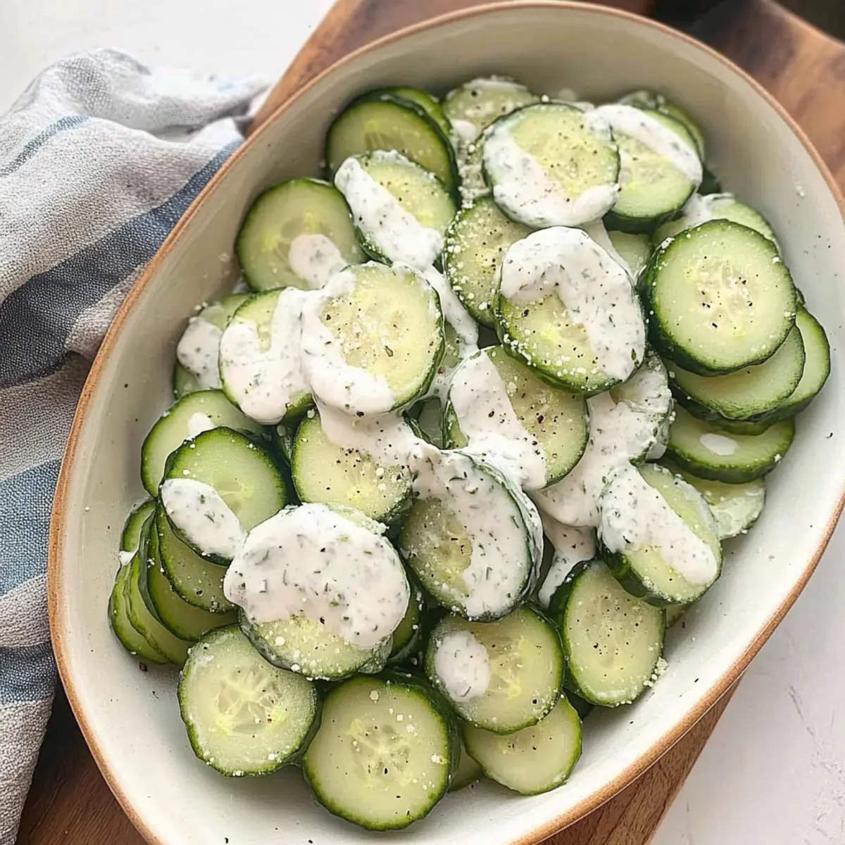 Cucumber Ranch Salad: Your Go-To Refreshing Summer Side
