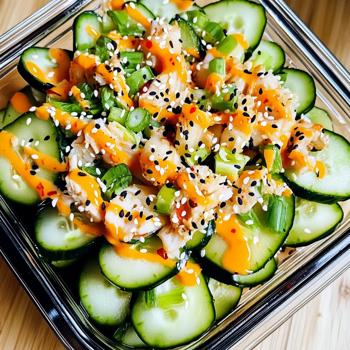 California Roll Cucumber Salad: A Refreshing Healthy Delight