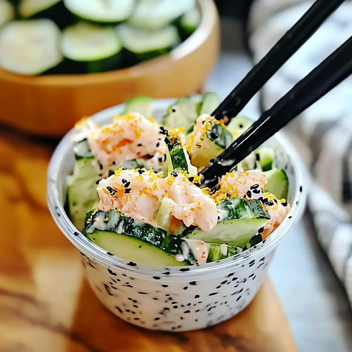Sushi Cucumber Salad: A Refreshing Low-Carb Delight