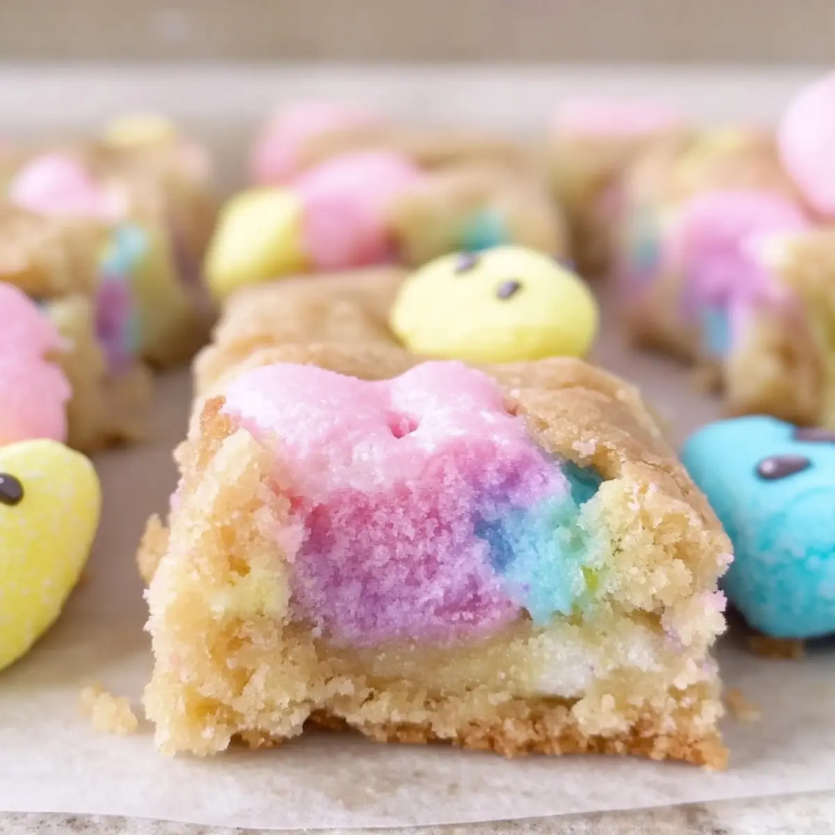 Easter Peeps Sugar Cookie Bars That Brighten Your Spring