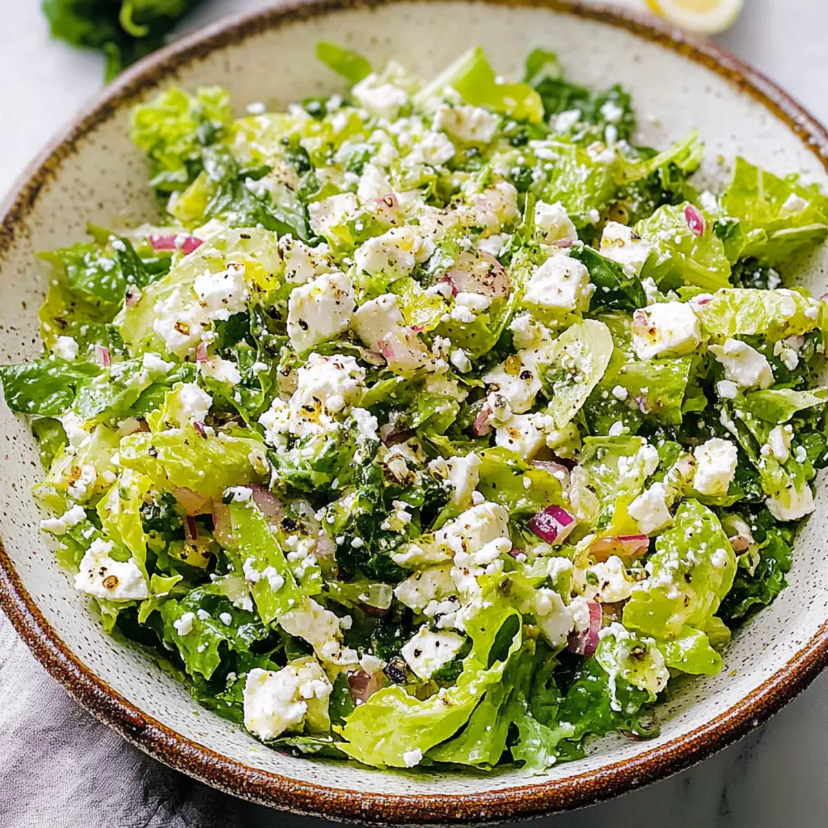 Fresh Feta Chopped Salad: Crispy, Creamy, and Quick!
