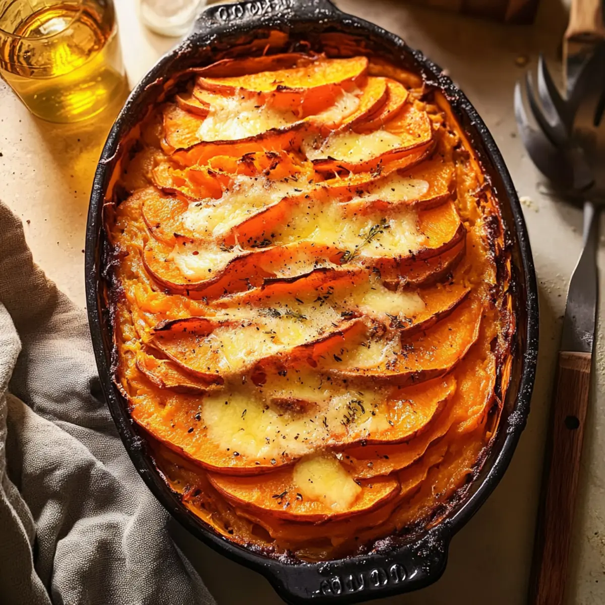 Savory Scalloped Sweet Potatoes for Cozy Holiday Feasts