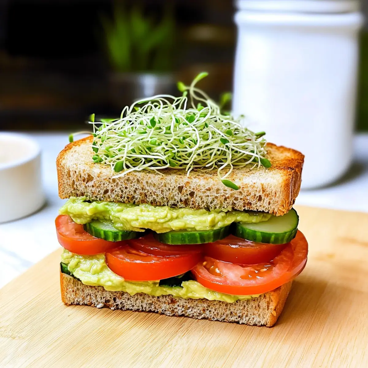 Avocado Sprouts Sandwich: Your New Favorite Healthy Lunch
