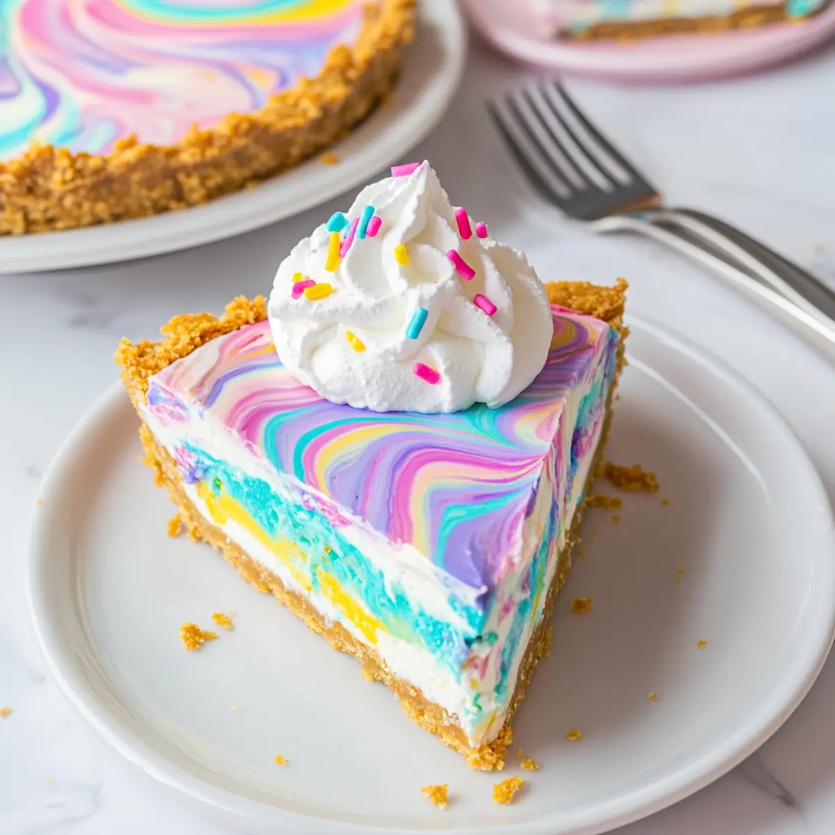 Swirl Easter Cheesecake Pie: A Creamy No-Bake Treat