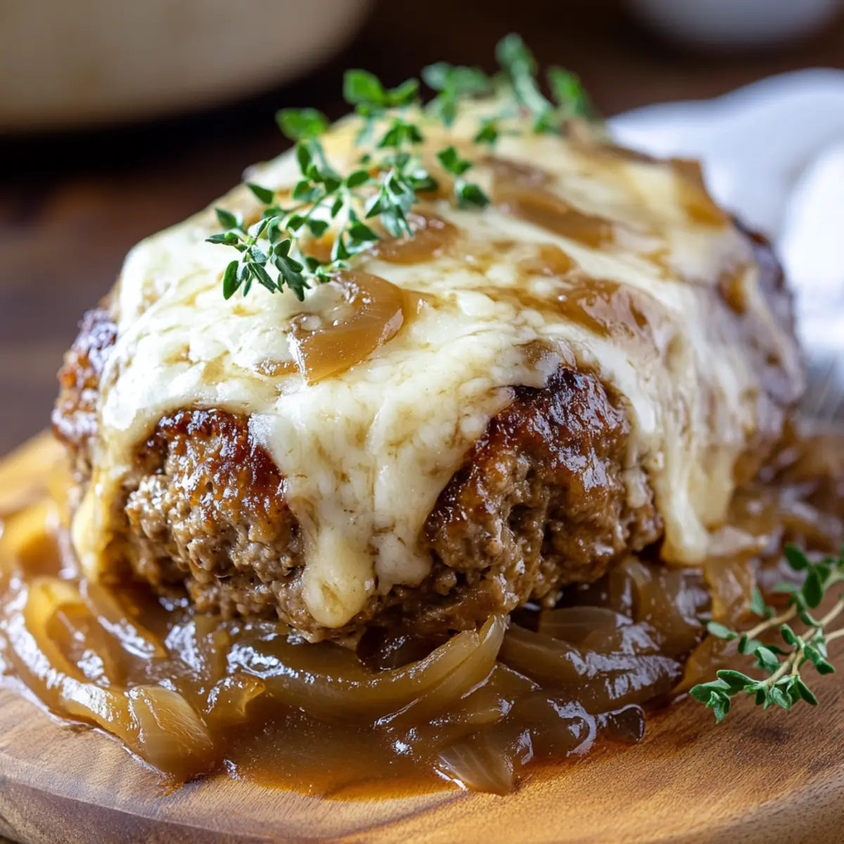 Crockpot French Onion Meatloaf: Comfort Food Made Easy
