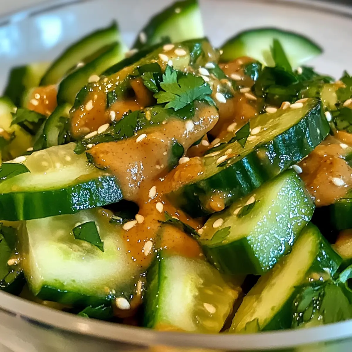 Cucumber Peanut Butter Salad: Refreshing Twist on Summer Flavors